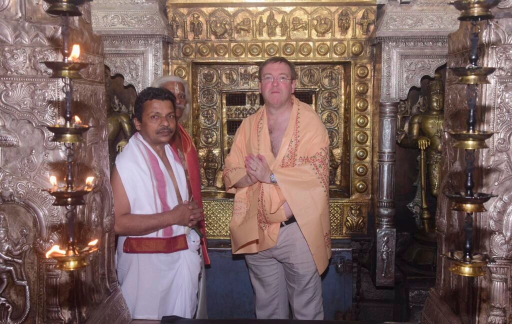 VIP Visit to krishna Matha