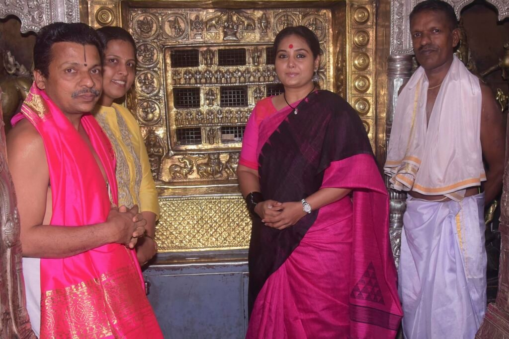 VIP Visit to krishna Matha