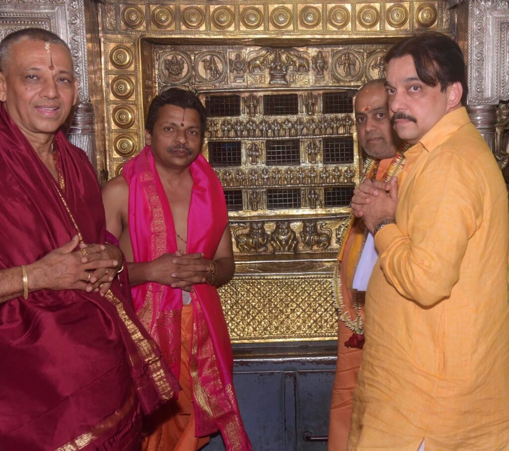 VIP Visit to krishna Matha