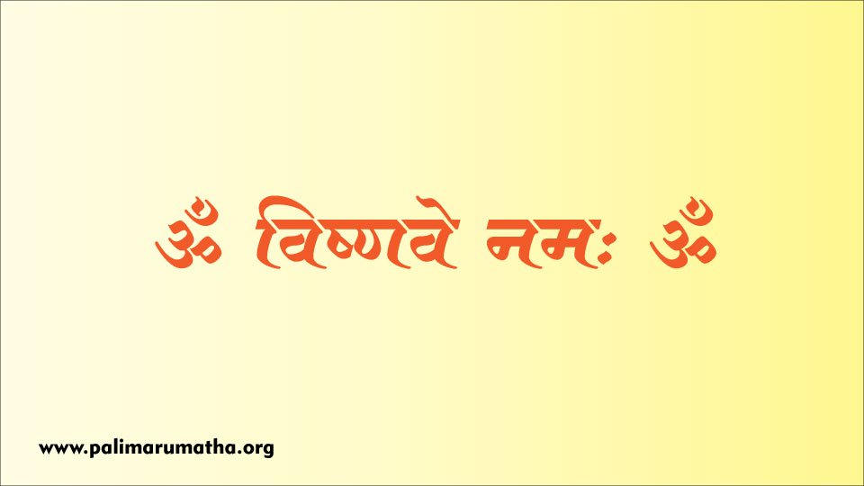 Daily events Palimaru Matha